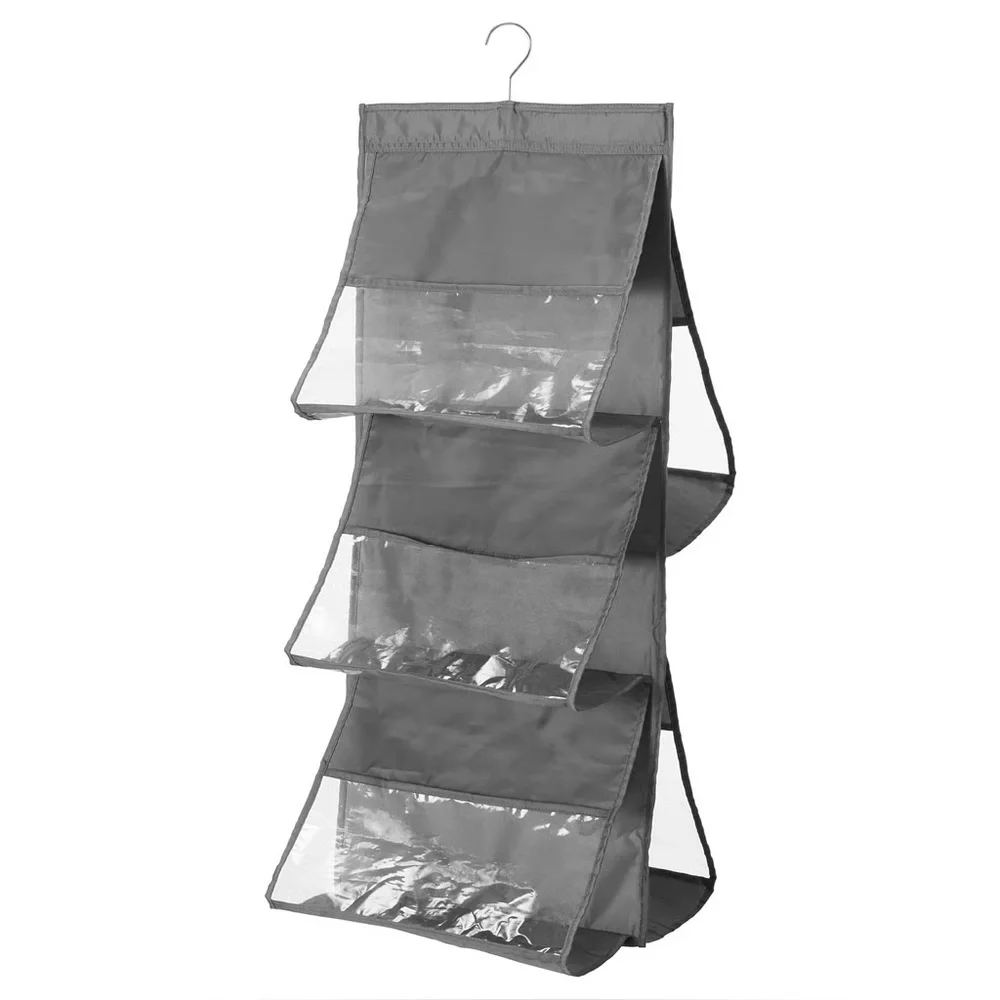 3 IKEA Gray Hanging Storage Organizer